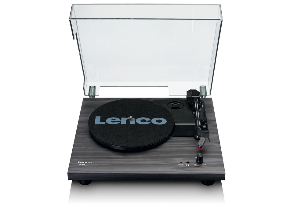EAN 8711902040965 - Lenco LS-10 Tocadiscos de tracción por correa Negro Semiautomático imagen 1