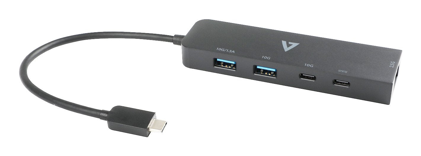 V7 V7ucrj25ghub-Blk Hub De Interfaz Usb 3.2 Gen 1 (3.1 Gen 1) Type-C