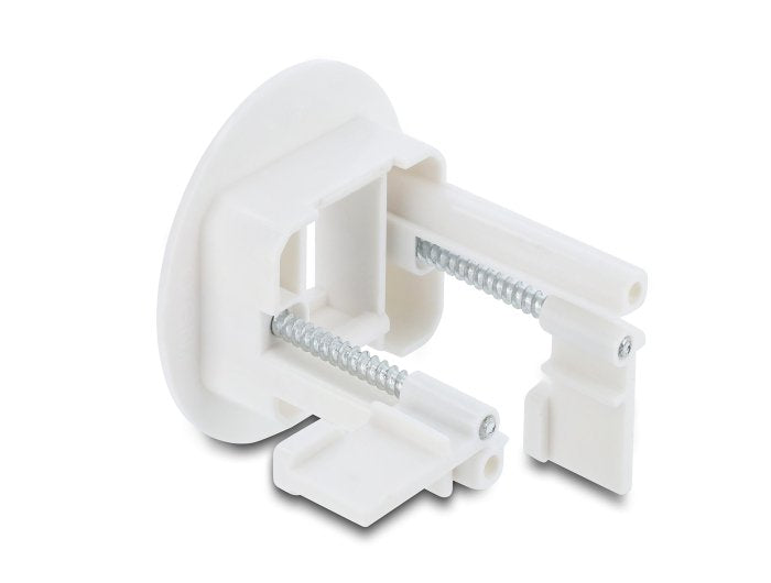 Delock Keystone Portamódulos Zur Pared-/Montaje En Mesa Blanco