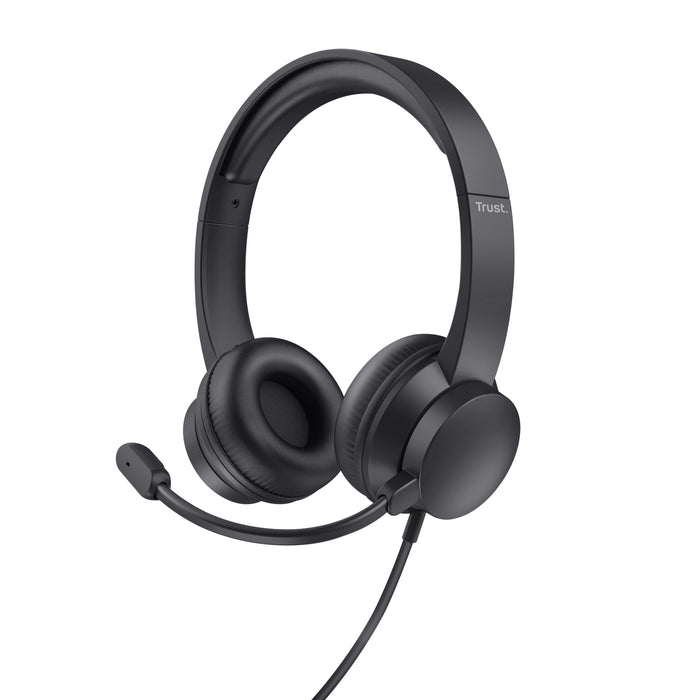 EAN 8713439253337 - Trust HS-150 Auriculares Alámbrico Diadema Oficina/Centro de llamadas Negro imagen 1