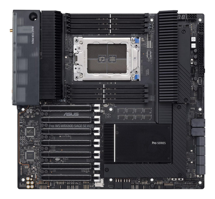 EAN 4711081066262 - ASUS WRX80E-SAGE SE WIFI AMD WRX80 Socket SP3 ATX extendida imagen 2