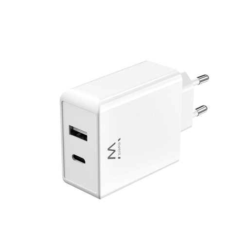 EAN 8052101431827 - Ewent EW1328 cargador de dispositivo móvil Universal Blanco Corriente alterna Carga rápida Interior imagen 1