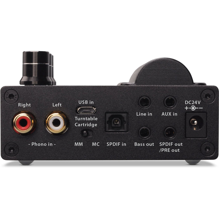 Inline® Ampusb-Eq, Hi-Res Audio Hifi Dsd Usb Audio Dac, Headphone Vacuum Tube Amplifier And Equalizer