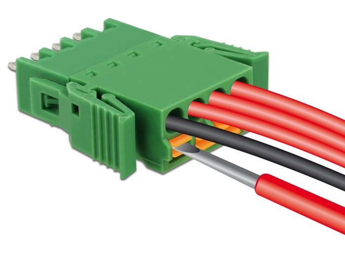 Terminalblock Set Für Platine 4 Pin 3,81 Mm Rastermass Vertikal