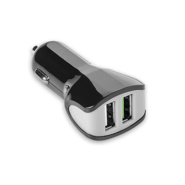 EAN 8021735727859 - Celly CC2USBTURBOBK cargador de dispositivo móvil Smartphone, Tableta Negro, Gris USB Auto imagen 1