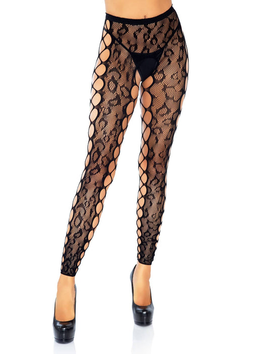 EAN 0714718555874 - Leg Avenue 7812_00122 pantis y media Negro imagen 4