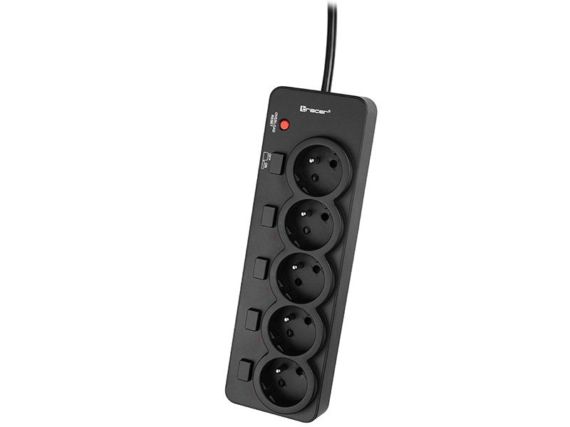 EAN 5907512868553 - Tracer PowerGuard PRO Negro 5 salidas AC 1,6 m imagen 2