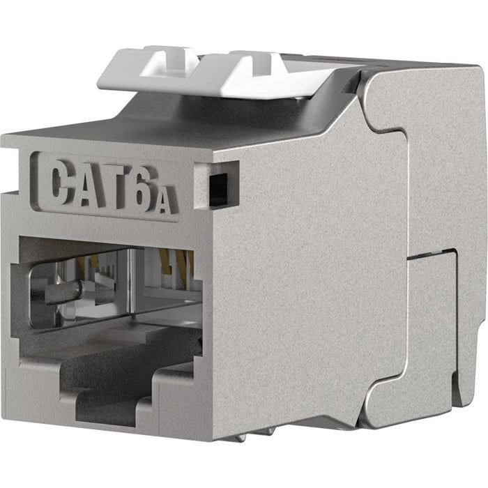 Efb Rj45 Keystone Slimline Shortbody Cat.6a Komponentenzertifiziert Plateado