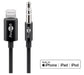 EAN 4040849668050 - Goobay 66805 cable de conector Lightning 1 m Negro imagen 2