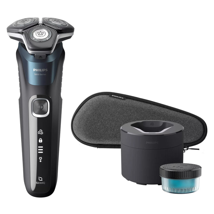 EAN 8720689035095 - Philips SHAVER Series 5000 S5889/50 afeitadora Máquina de afeitar de rotación Recortadora Azul imagen 1