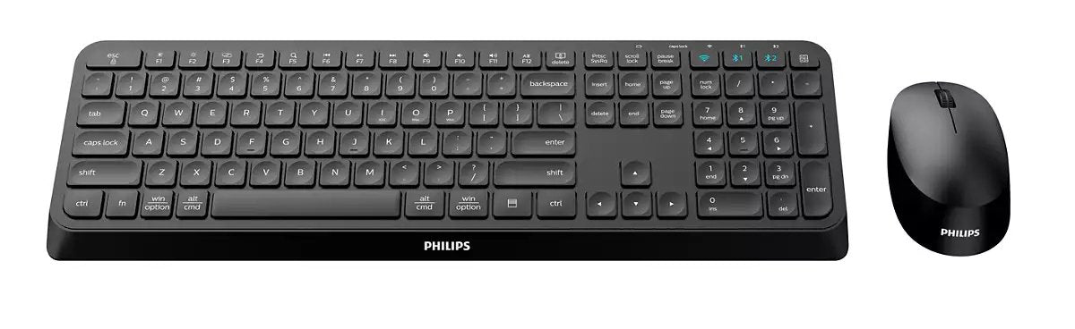 Philips 4000 Series Rf Wireless + Bluetooth Azerty Mouse + Keyboard