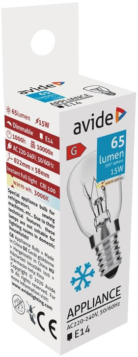 Avide Halogen Leuchtmittel 65lm 15w E14 Ww 3000k