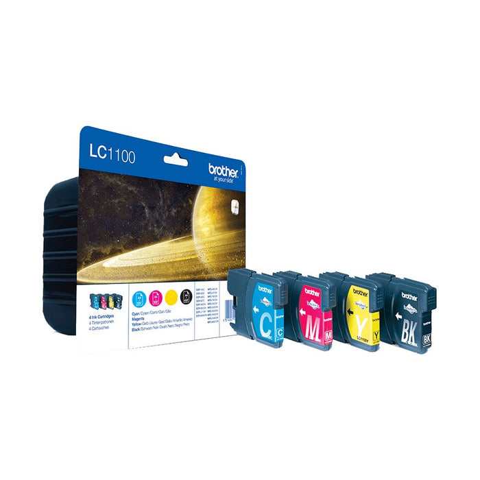 EAN 5014047561306 - Brother LC1100VALBPDR cartucho de tinta 4 pieza(s) Original Negro, Cian, Magenta, Amarillo imagen 2