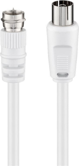 Goobay Akfc 250 2.5m Cable Coaxial 2,5 M Sat Blanco