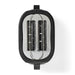 EAN 5412810336272 - Nedis KABT300EAL tostadora 7 2 rebanada(s) 1000 W Aluminio, Negro imagen 6