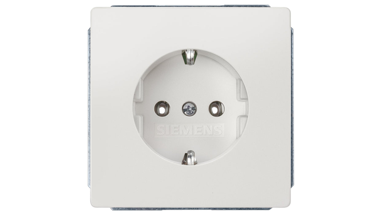 Siemens 5ub1853 Delta Style Schuko- ** Steckdose 10 16a 250v Abdeckpl. Titan