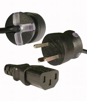 Smartplug Edb-Netkabel Sort  1,8m, Lige Apparatstik M/Jord