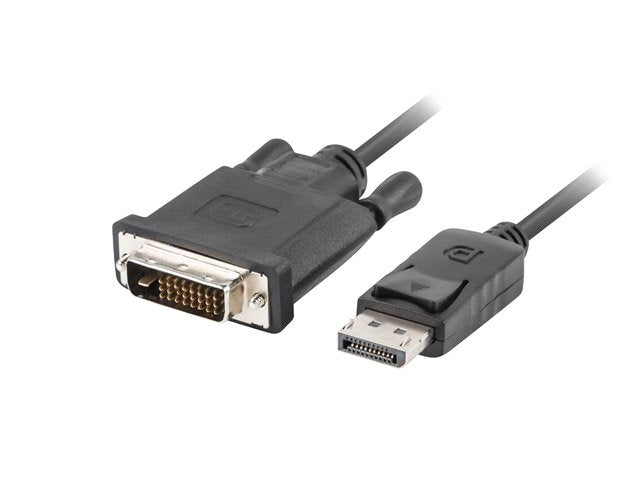 EAN 5901969416435 - Lanberg CA-DPDV-10CU-0030-BK adaptador de cable de vídeo 3 m DisplayPort DVI-D Negro imagen 1