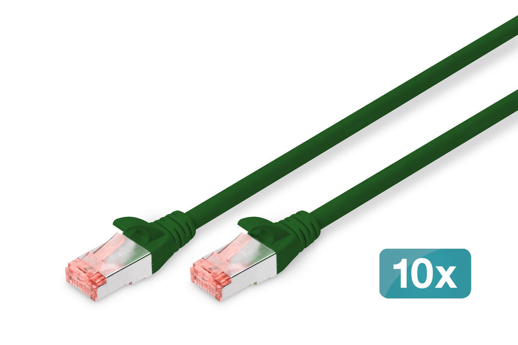 EAN 4016032441724 - Digitus DK-1644-020-G-10 cable de red Verde 2 m Cat6 S/FTP (S-STP) imagen 1