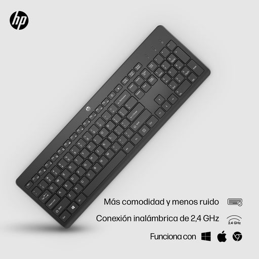 EAN 0195908430049 - HP 230 Wireless Keyboard teclado Universal RF inalámbrico Negro imagen 2
