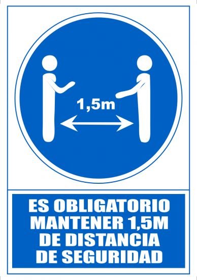 EAN 8429368575562 - Archivo 2000 6173-15 AZ señal de información Carta Azul, Blanco PVC 1 pieza(s) imagen 1