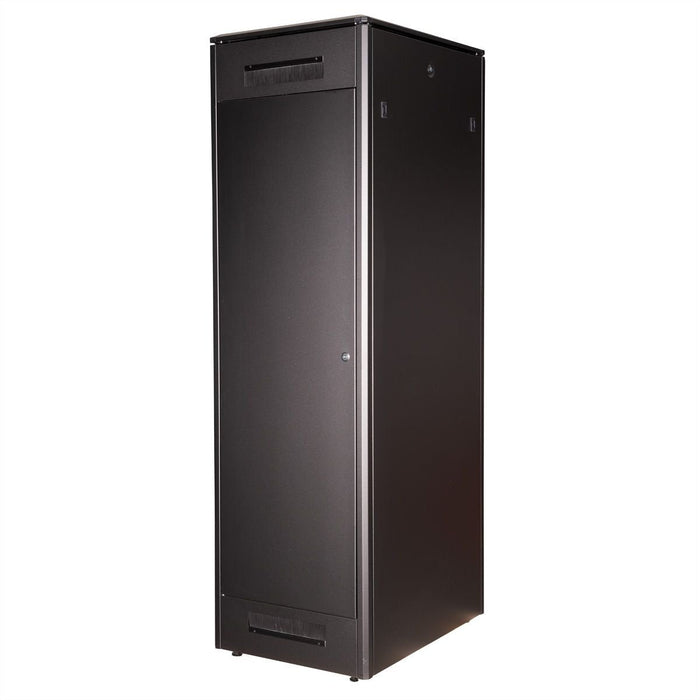 Roline 19-Zoll Netzwerkschrank Pro 42 He, 600x800 Bxt Glastr Schwarz