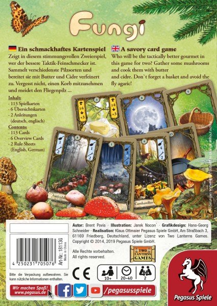 EAN 4250231705076 - Pegasus Spiele Fungi Juego De Cartas Simulación imagen 4