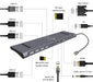 EAN 8716309124287 - Gembird A-CM-COMBO11-01 base para portátil y replicador de puertos Alámbrico USB 3.2 Gen 1 (3.1 Gen 1) Ty imagen 3