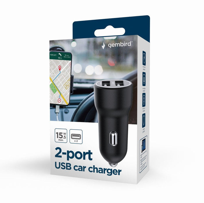 Mobile Charger Car Usb 2port/Ta-Uc-2a15-Car-01 Gembird