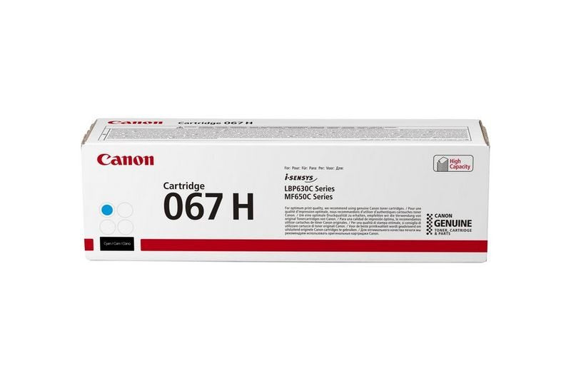 EAN 4549292187656 - Canon 067H cartucho de tóner 1 pieza(s) Original Cian imagen 1