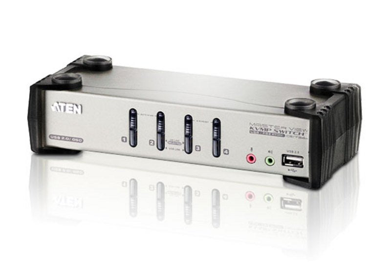 EAN 4710423775053 - ATEN CS1734B-AT-G interruptor KVM Negro, Metálico imagen 1