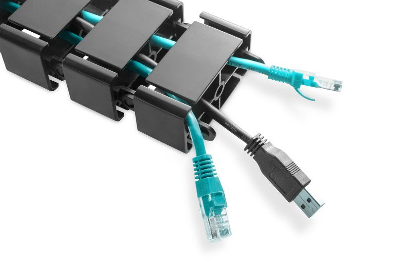 EAN 4016032463313 - ASSMANN Electronic DA-90505 canaleta para cable Bandeja portacables curva Negro imagen 2