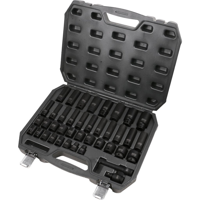 Ks Tools 1/2 Sechskant-Kraft- Stecknuss-Satz, 40-Tlg