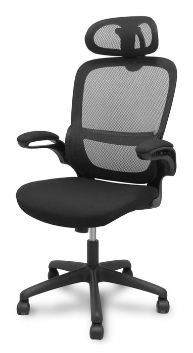 Piqueras Y Crespo Forol Silla Pro525 Respaldo Malla Negro Asiento Tela Color Negro Y Cabecero