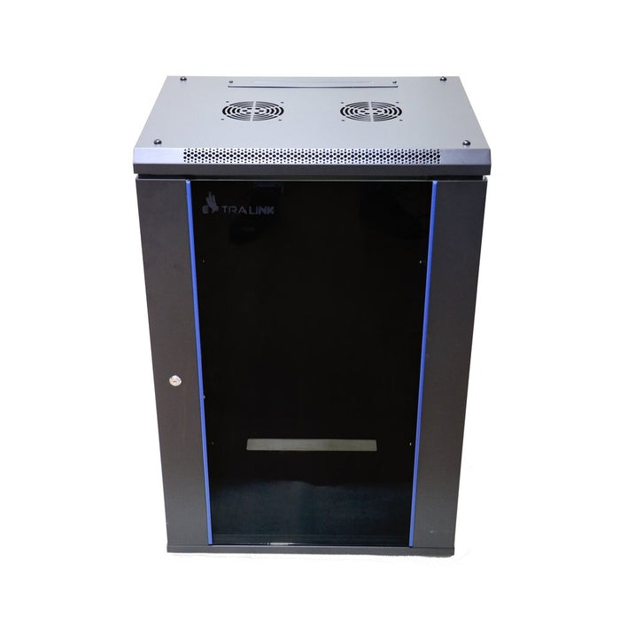 EAN 5903148916880 - Extralink 18U 600X600 WALL-MOUNTED RACKMOUNT CABINET BLACK Bastidor de pared imagen 1
