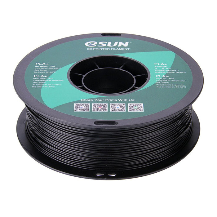 Esun Filamento 3d Pla+ 1.75mm Negro 1kg