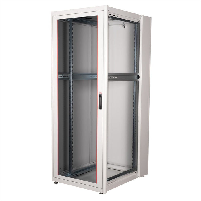 Roline 19-Zoll Netzwerkschrank Basic 42 He, 800x1000 Bxt Glastr Grau