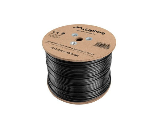 EAN 5901969421842 - Lanberg LCF5-21CU-0305-BK cable de red Negro 305 m Cat5e F/UTP (FTP) imagen 1