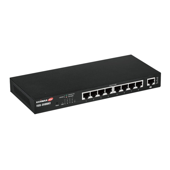 EAN 4717964705396 - Edimax TGS-3109XT switch Gestionado 2.5G Ethernet (100/1000/2500) Escritorio Negro imagen 2