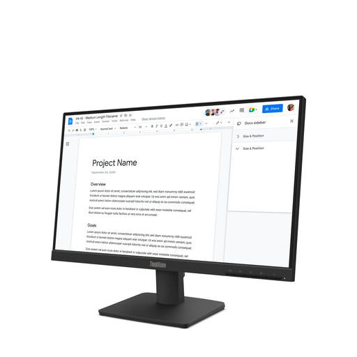 EAN 0198158439435 - Lenovo ThinkVision S22-4e pantalla para PC 54,6 cm (21.5") 1920 x 1080 Pixeles Full HD LED Negro imagen 2