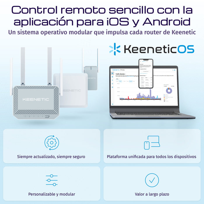 EAN 4897082921356 - Keenetic Hopper DSL (KN-3610) router inalámbrico Gigabit Ethernet Doble banda (2,4 GHz / 5 GHz) Gris, Bla imagen 9