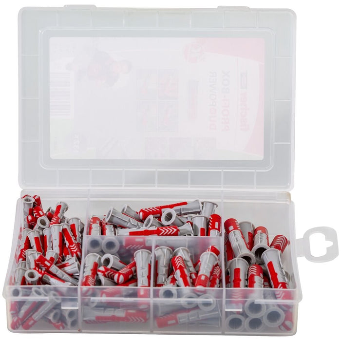 EAN 4048962264937 - Fischer 538621 tornillo de anclaje y taco 132 pieza(s) Enchufe de pared imagen 3
