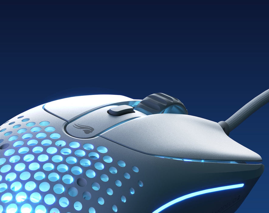 Raton  Glorious Model O 2 Usb Rgb Optical Gaming Mouse - Matte White [Glo-Ms-Ov2-Mw]