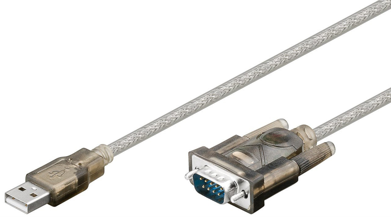 EAN 4040849732249 - Goobay 95435 cable de serie Transparente 1,5 m USB tipo A RS-232 imagen 2