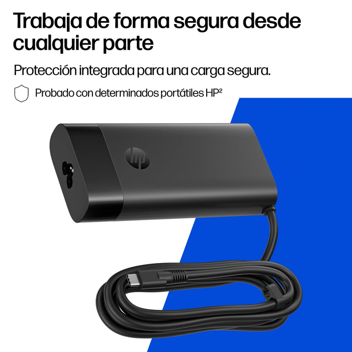 EAN 5715328209442 - HP 140W USB-C Laptop Charger adaptador e inversor de corriente Negro imagen 6