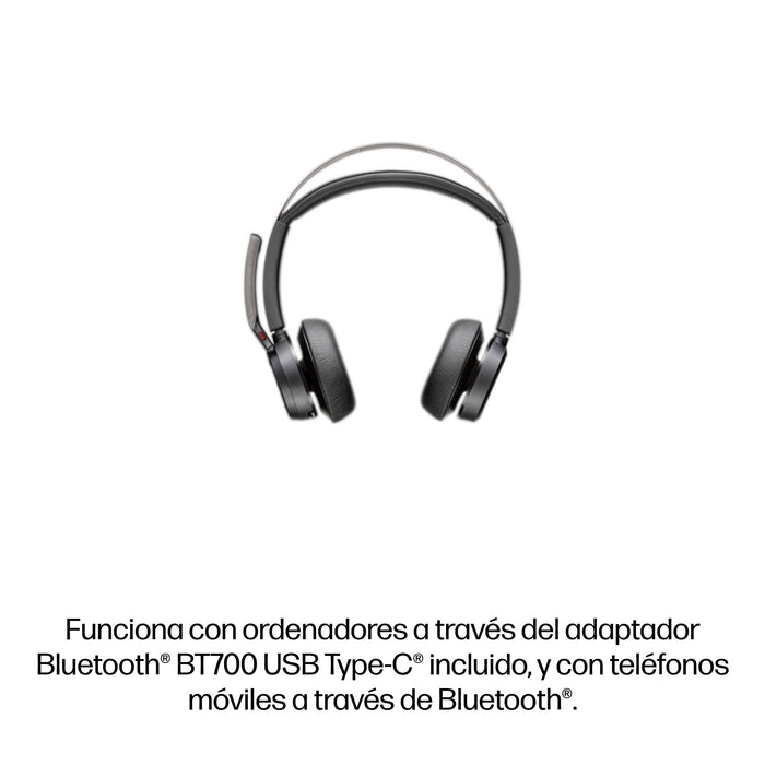 EAN 0198415336521 - HP Poly Voyager Focus Auriculares Inalámbrico y alámbrico De mano Car/Home office Bluetooth Base de carga imagen 5