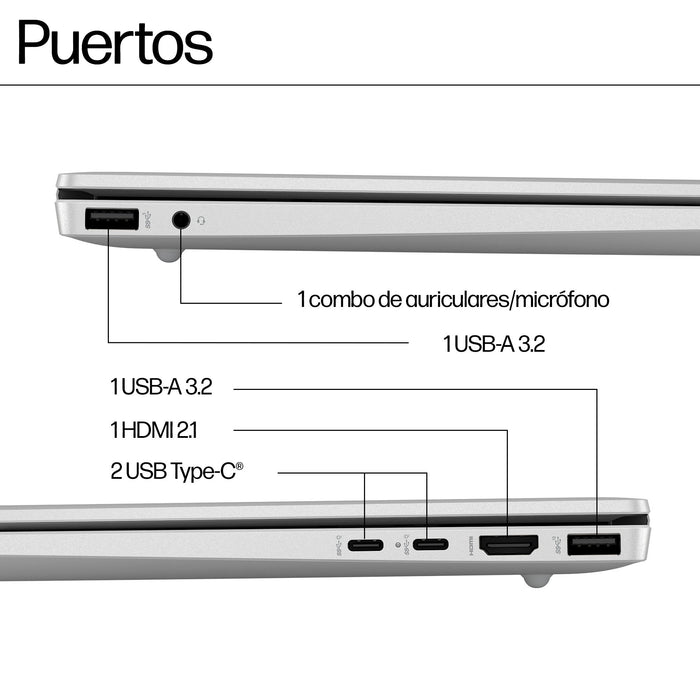 EAN 0198701576372 - HP Pavilion 16-af0022ns Intel Core Ultra 5 125U Portátil 40,6 cm (16") 2K 16 GB LPDDR5x-SDRAM 512 GB SSD  imagen 4