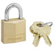 EAN 3520190092908 - MASTER LOCK 120EURD candado para maletas Luggage key lock Latón Latón, Plata imagen 1