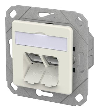 Metz Connect Anschlussdose E-Dat C6a Idc 2 Port Upk Reinwei