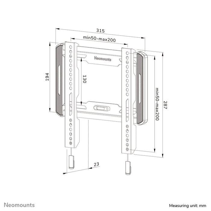 EAN 8717371448639 - Neomounts WL30-550BL12 soporte para TV 165,1 cm (65") Negro imagen 15